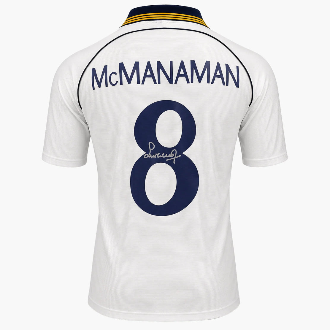 SteveMcManamanSignedRealMadridHomeShirt1999_2000 | Iconic Shirts
