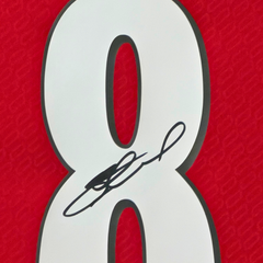 Steven Gerrard Signed Liverpool Home Shirt - 2005 - Framed