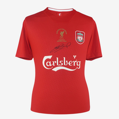 Steven Gerrard Signed Liverpool Football Shirt - 2005 Champions League Final