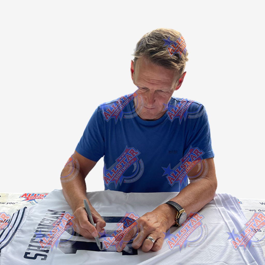Teddy Sheringham Signed Tottenham Hotspur Football Shirt - 1994 Retro Home