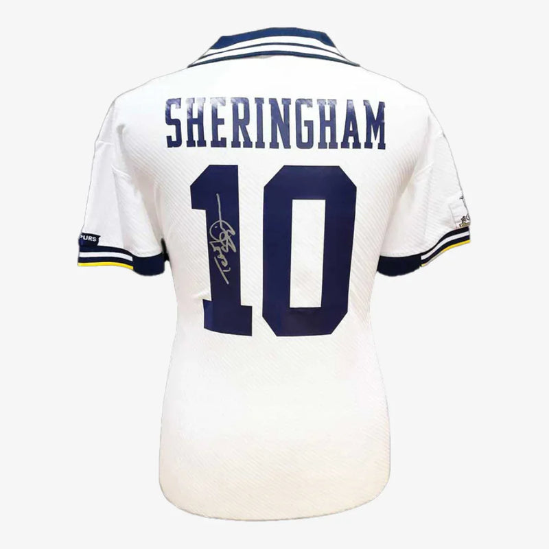 TeddySheringhamSignedTottenhamHotspurFootballShirt-1994RetroHome | Iconic Shirts