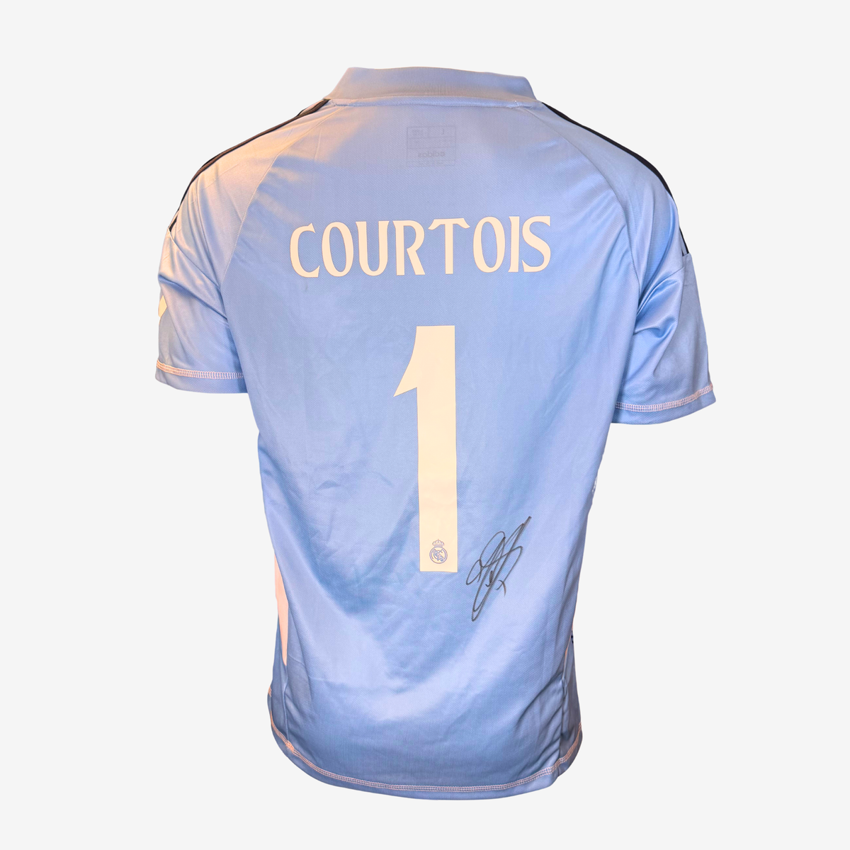 Thibaut Courtois Signed Real Madrid 2024–25 Home Goalkeeper Shirt