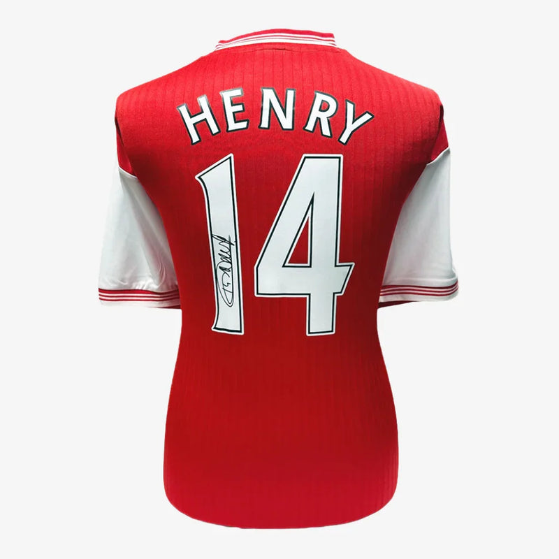 ThierryHenrySigniertesArsenalFußballtrikot-CentenaryRetroHome | Iconic Shirts