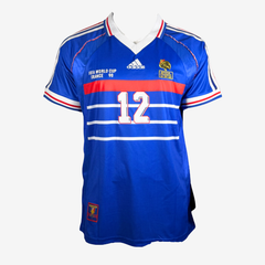 Thierry Henry Signed France - 1998 Home Shirt - Iconic Shirts
