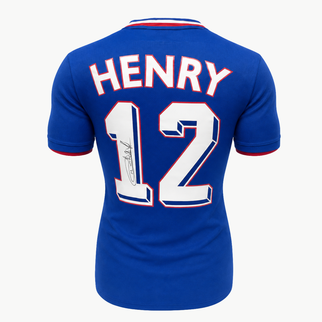 ThierryHenrySignedFranceHomeFootballShirt | Iconic Shirts
