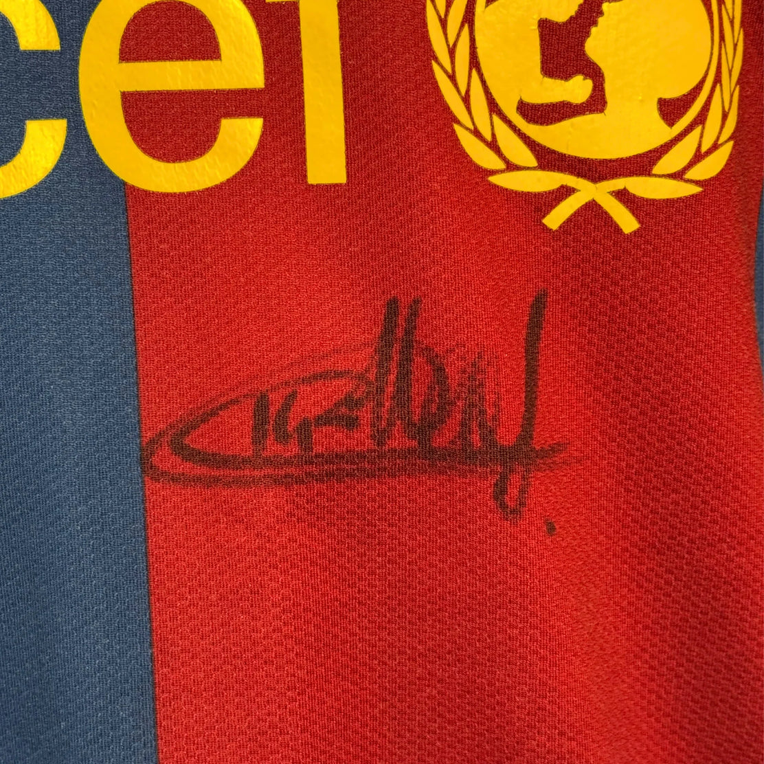 ThierryHenrySignedOriginalFCBarcelonaFootballShirt-2006-07Home-signature | Iconic Shirts