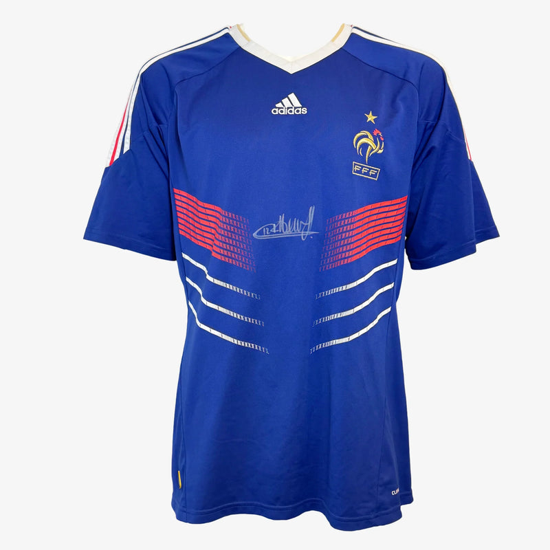ThierryHenryMagliaCalcioOriginaleFirmataFrancia-2010Casa-fronte | Iconic Shirts