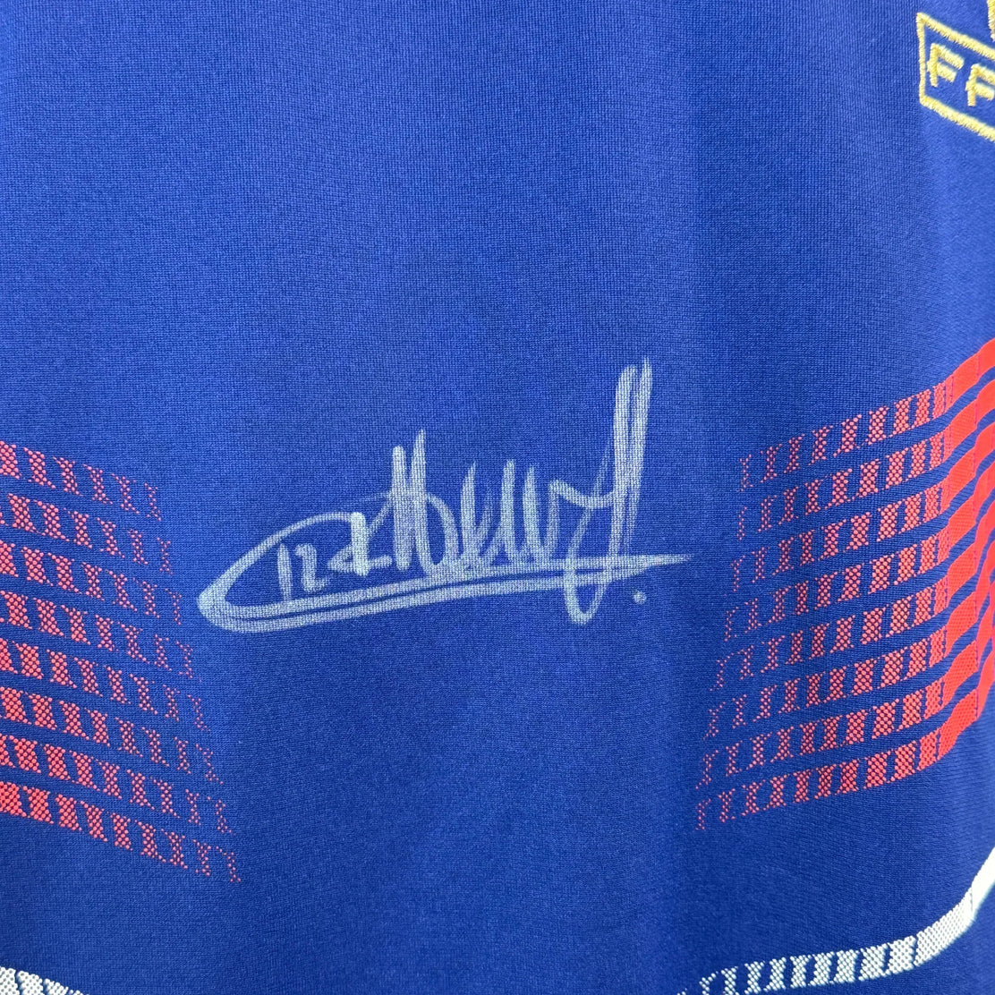 ThierryHenrySignedOriginalFranceFootballShirt-2010Home-signature | Iconic Shirts