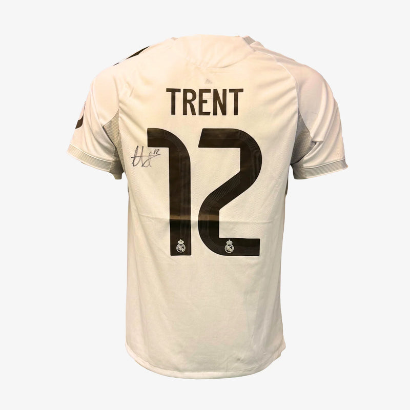 Von Trent Alexander-Arnold signiertes Real-Madrid-Heimtrikot 2025/26 | Iconic Shirts