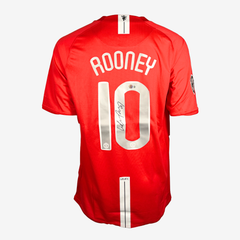 Wayne Rooney Signed Manchester United - 2008 Champions League Final Shirt - Iconic Shirts