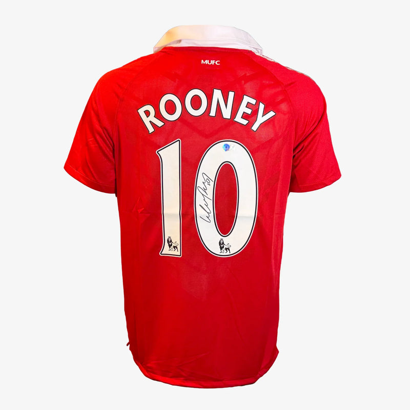 WayneRooneySignedManchesterUnitedHomeShirt2010-111 | Iconic Shirts