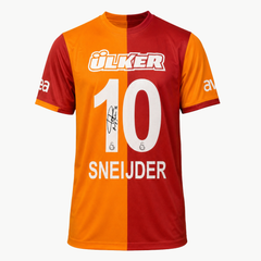 Wesley Sneijder Signed Galatasaray 2013-2014 Home Shirt
