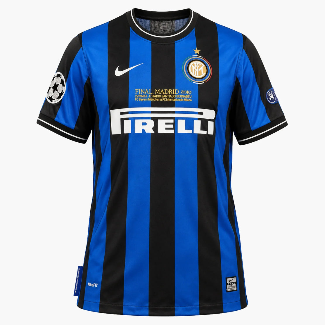 WesleySneijderSignedInterMilanFootballShirt-2010HomeCLFinal-frontshirt | Iconic Shirts