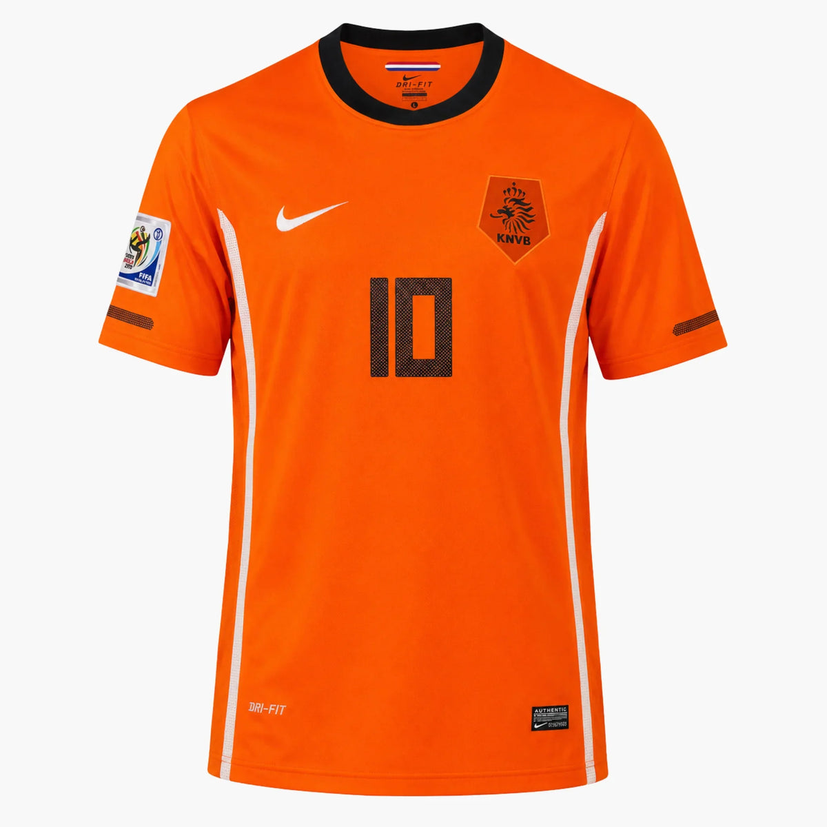 WesleySneijderSignedNetherlandsFootballShirt-2010Home-front | Iconic Shirts