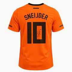 Wesley Sneijder Signed Netherlands Football Shirt - 2010 Home