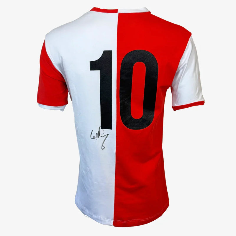 WillemvanHanegemSignedFeyenoordFootballShirt-Home-back | Iconic Shirts