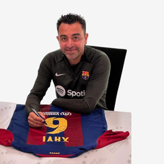 Xavi Hernández Signed FC Barcelona Football Shirt - 2023-24 Home