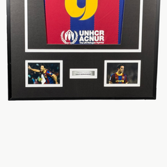 Xavi Hernández Signed FC Barcelona Home Shirt 2023-24 - Framed - Iconic Shirts # #