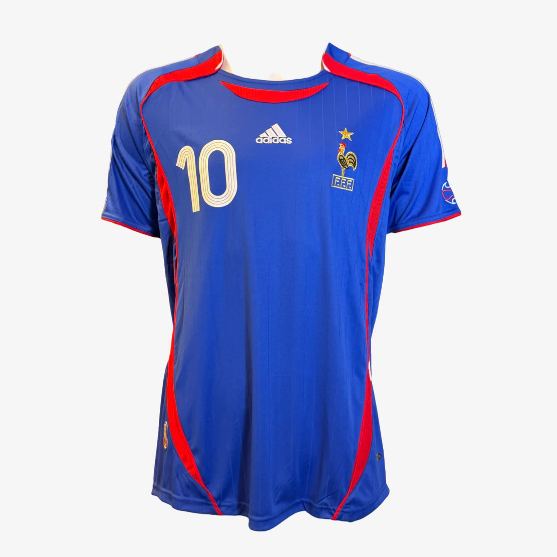 ZinedineZidaneSignedFranceHomeShirt-2006-front | Iconic Shirts