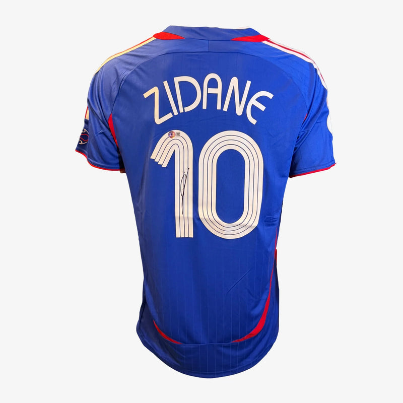 ZinedineZidaneSignedFranceHomeShirt-2006 | Iconic Shirts