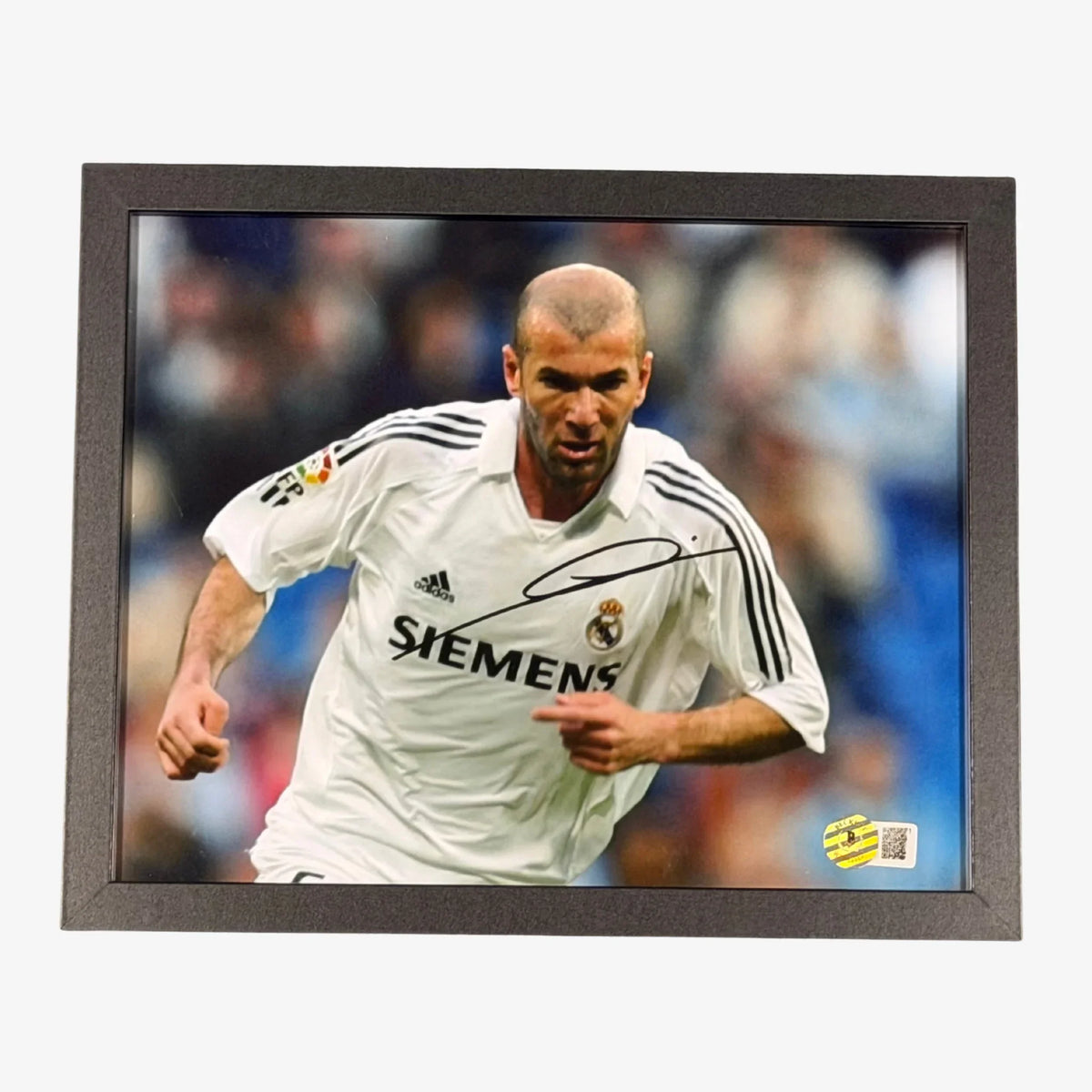 ZinedineZidaneSignedRealMadridPhoto | Iconic Shirts