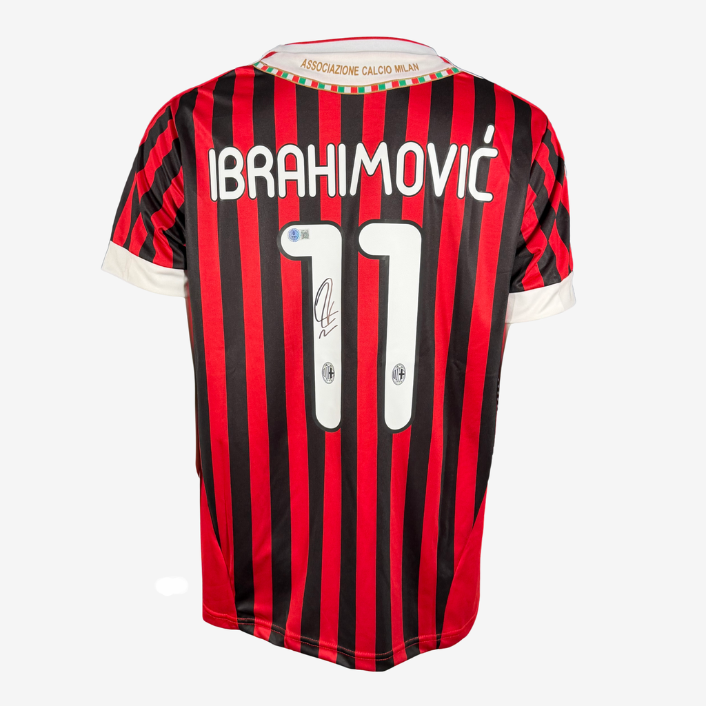 Zlatan Ibrahimović Signed AC Milan - 2011–12 Home Shirt – Signed