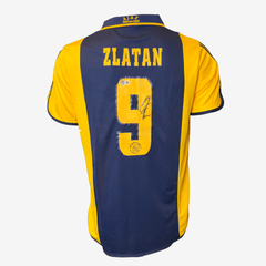 Zlatan Ibrahimović Signed Ajax Away Shirt 2000-2001