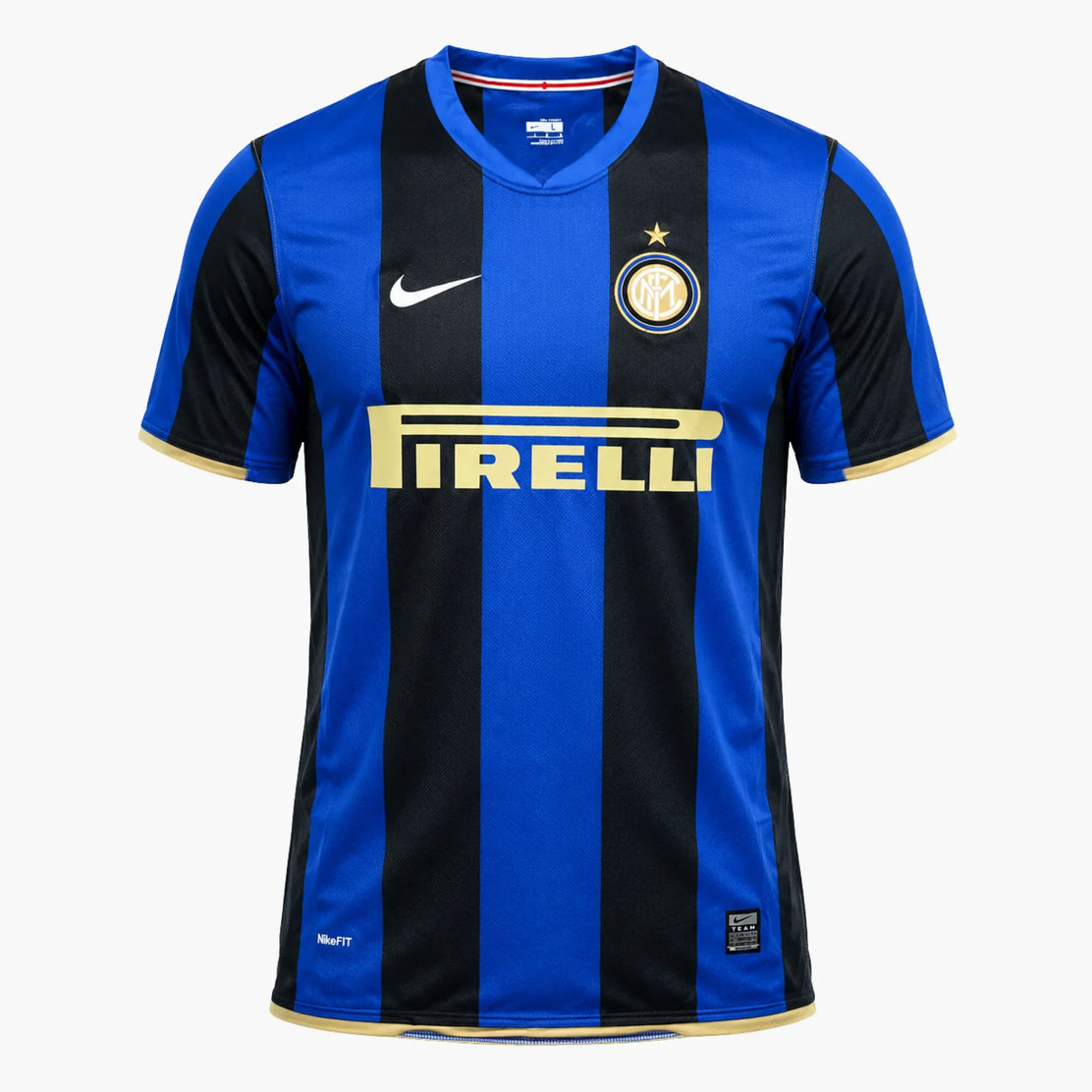 Maillot domicile Inter Milan 2008_09 signé par Zlatan Ibrahimović - face avant | Iconic Shirts