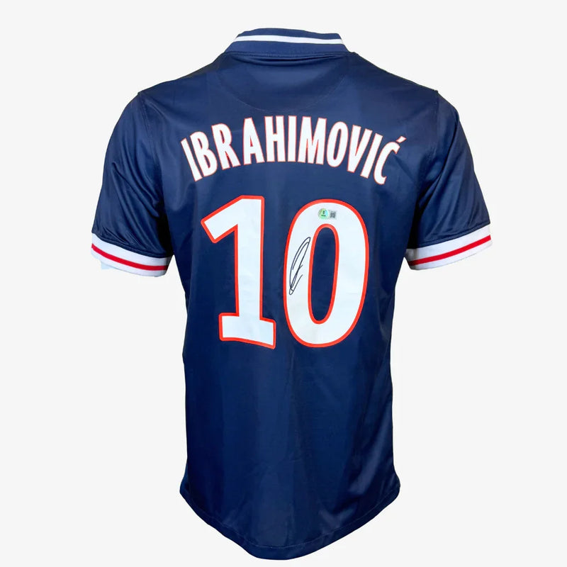 ZlatanIbrahimovicSignedParisSaint-GermainFootballShirt-2020-21Home-back | Iconic Shirts