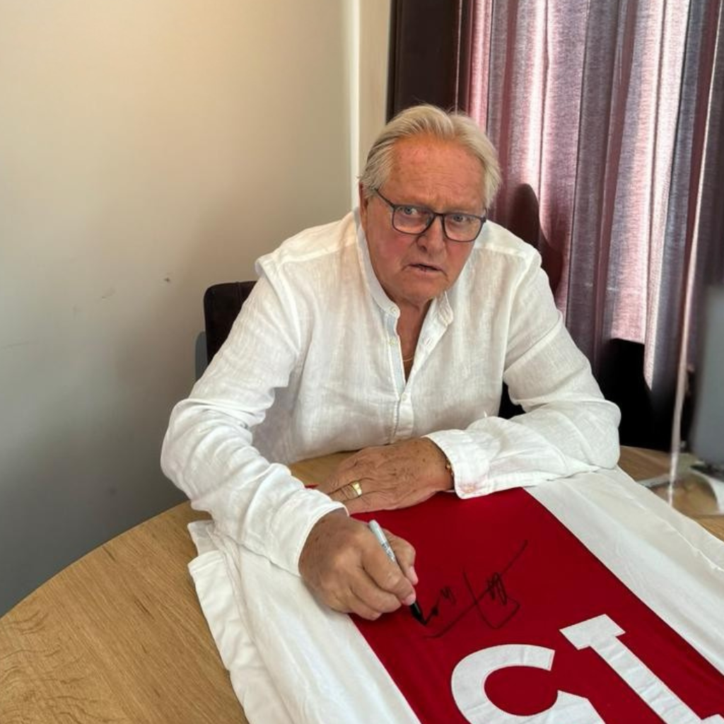 Arie Haan Gesigneerd Ajax Voetbalshirt - Thuis