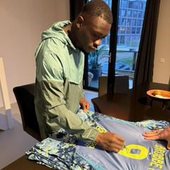 Brian Brobbey Signed Ajax Football Shirt - 2024-25 Away