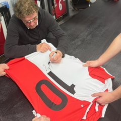 Willem van Hanegem Signed Netherlands Football Shirt - Home